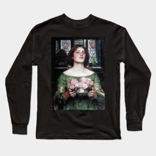 Gather Ye Rosebuds While Ye May,  1908 John William Waterhouse Long Sleeve T-Shirt